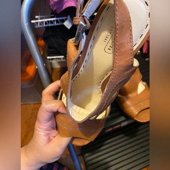 Leather Coach wedges - Picture 4 of 4